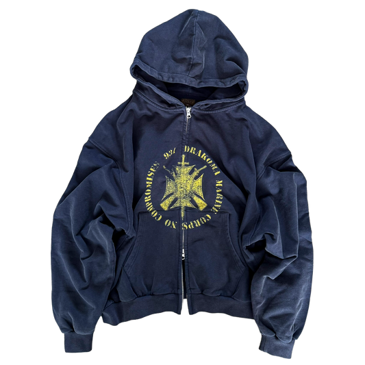 934 Vintage Navy Corps Zip-up